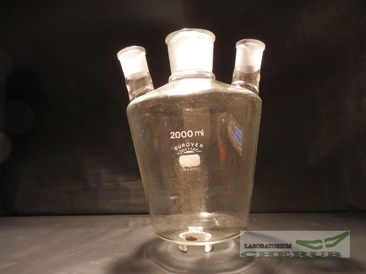 Kolba sercowa 45+2x29, szlify skośne pojemność 2000ml Kolba sercowa 45+2x29, szlify skośne pojemność 2000ml