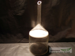 Lejek filtracyjny ze spiekiem szklanym o dużych porach, średnica: 14cm, wysokość 32cm